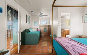 2 bedrooms, iron/ironing board, travel cot, WiFi