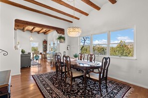 Dining - Private 15 Acres | Hot Tub + Views | Close to Plaza (Santa Fe)