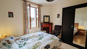 2 habitaciones, wifi gratis y ropa de cama