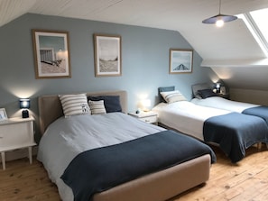 3 habitaciones, wifi gratis y ropa de cama 
