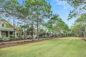 Exterior - WaterColor Escape |Pet Friendly | new golf cart & bikes included| Sleeps 8 (Santa Rosa Beach)