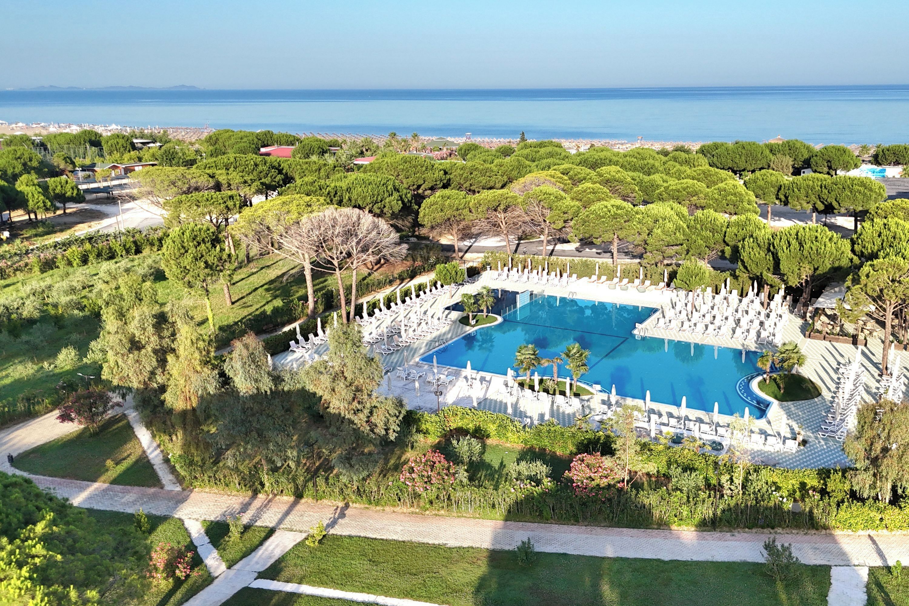 Seasonal outdoor pool