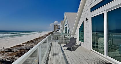 Resting Beach Face - Waterfront Location + Private Pool!