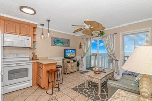 Interior - Exceptional Ocean-Pier-Pool Front Views 1 BR Condo (Garden City)