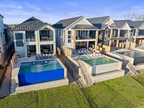 Outdoor pool, a heated pool - Wave on Wave Haus | Concierge Services (Kingsland)