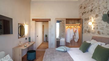 1 dormitorio, tabla de planchar con plancha, cuna de viaje y wifi gratis