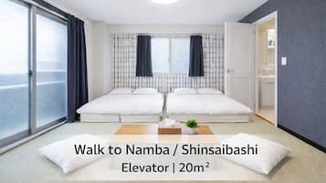 1 bedroom, blackout drapes, free WiFi, bed sheets