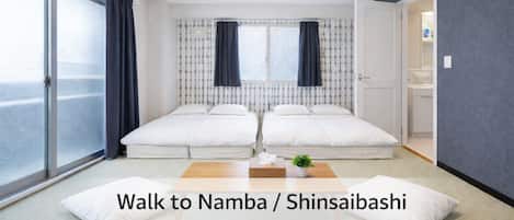 1 chambre, rideaux occultants, Wi-Fi gratuit, draps fournis