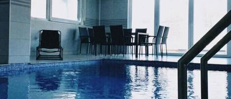 Indoor pool, a heated pool