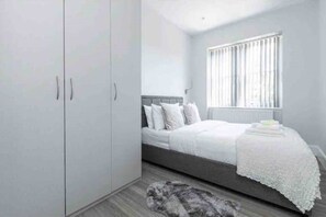 1 soverom, strykejern/-brett, wi-fi og sengetøy