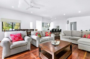 Smart TV, DVD player, books