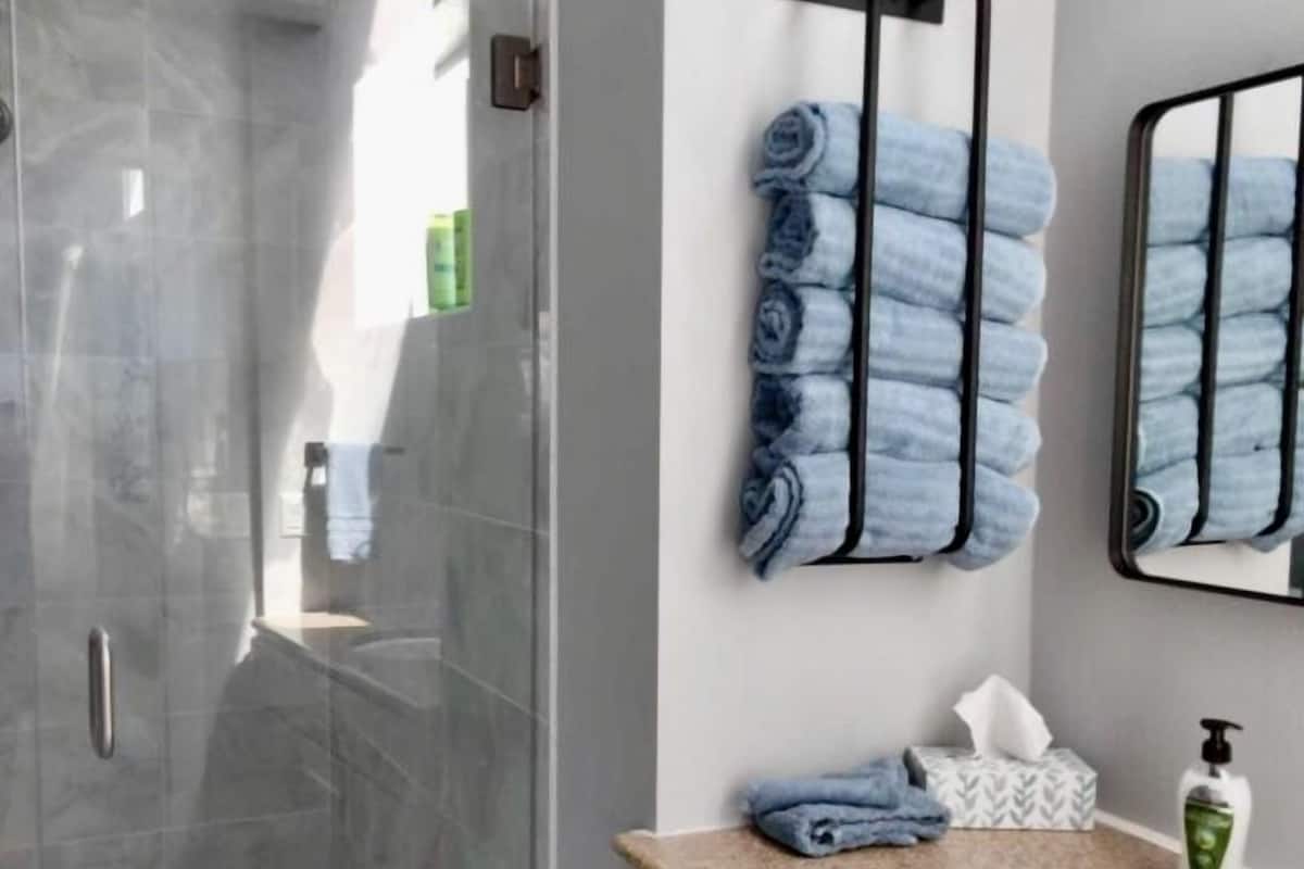 Leilighet – panorama, privat bad (Water Street Retreat) | Bad