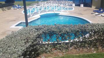 Vue depuis lâhĂ©bergement