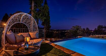 Luxury Villa Tolomei Gucci with Spa