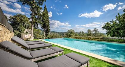 Luxury Villa Tolomei Gucci with Spa