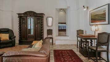 Appartement, 1 chambre, fumeur, terrasse | Coin séjour