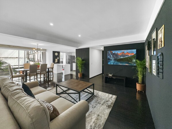 Design Apartment, 3 Bedrooms | Living area | TV