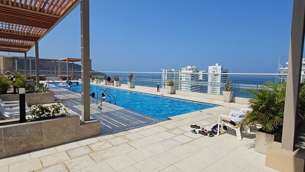 Family Apartment | Rooftop pool - Apartaestudio en Salguero Suites (Santa Marta)