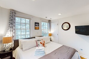 1 室のベッドルーム、アイロン / アイロン台、インターネット、ベッドシーツ