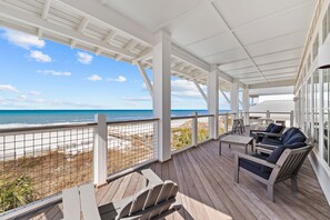 Terrace/patio - Dragonfly: 4th of July week now available as a Friday or Saturday check in! (Cape San Blas)