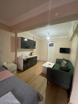 Kolmen hengen classic-huone, vuoristonäköala | Yksityinen keittiö