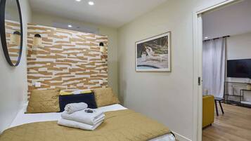 1 makuuhuone, silitysrauta/-lauta, ilmainen Wi-Fi, vuodevaatteet