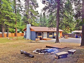 Property grounds - Cozy home on private acreage,
 with a short walk to downtown Leavenworth. (Leavenworth)