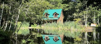 Lower Twin Cabin - 34 beautiful private acres of forest, meadows and riverfront.