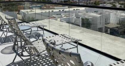 Penthouse with roof pool / patio