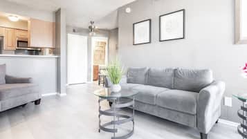 Televisie en een open haard