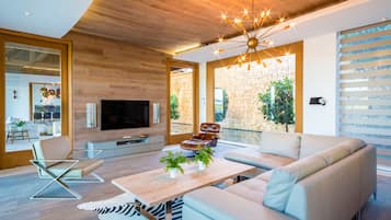 Smart-tv en een stereo