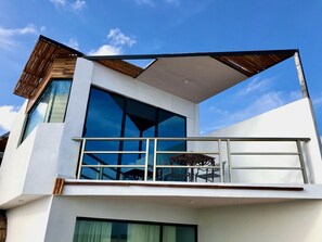 Panoramic Suite, Balcony, Sea View | Terrace/patio