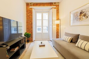 Apartamento exclusivo, vista para a cidade | Área de estar
