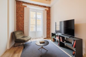 Executive-Apartment, Stadtblick | Wohnbereich