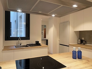Apartamento | Cozinha privada | Toalhas de papel