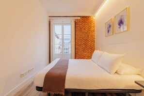 Gallery appartement, uitzicht op de stad | Luxe beddengoed, een strijkplank/strijkijzer, gratis wifi, beddengoed