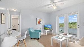 TV, DVD player, offices