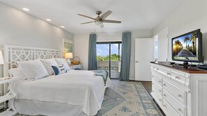4 bedrooms, desk, iron/ironing board, travel crib