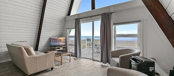Dune-Top A-Frame with Loft, Oceanfront Property