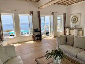 Smart TV, fireplace - Villa Vanita
Sea and Sunset View, close to Beach, Mykonos Town and all Hot Spots (mykonos)