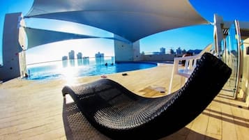 Et oppvarmet basseng