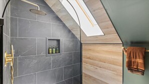 Hair dryer, soap, toilet paper