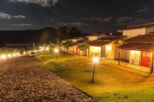 Front of property – evening/night