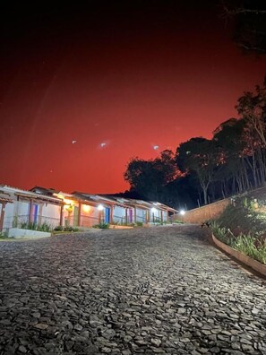 Front of property – evening/night