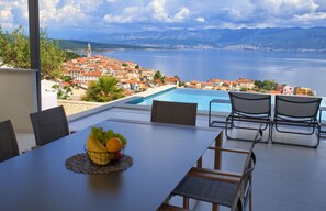 Outdoor dining - Luxury Villa Mariblue with Pool (Vrbnik)