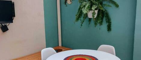 Apartamento superior | Terraço/pátio