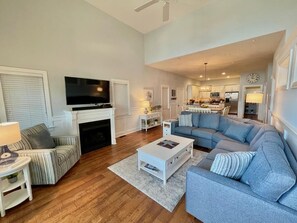 TV, fireplace, DVD player - 5904 Landis Avenue, Unit:203 (Sea Isle City)