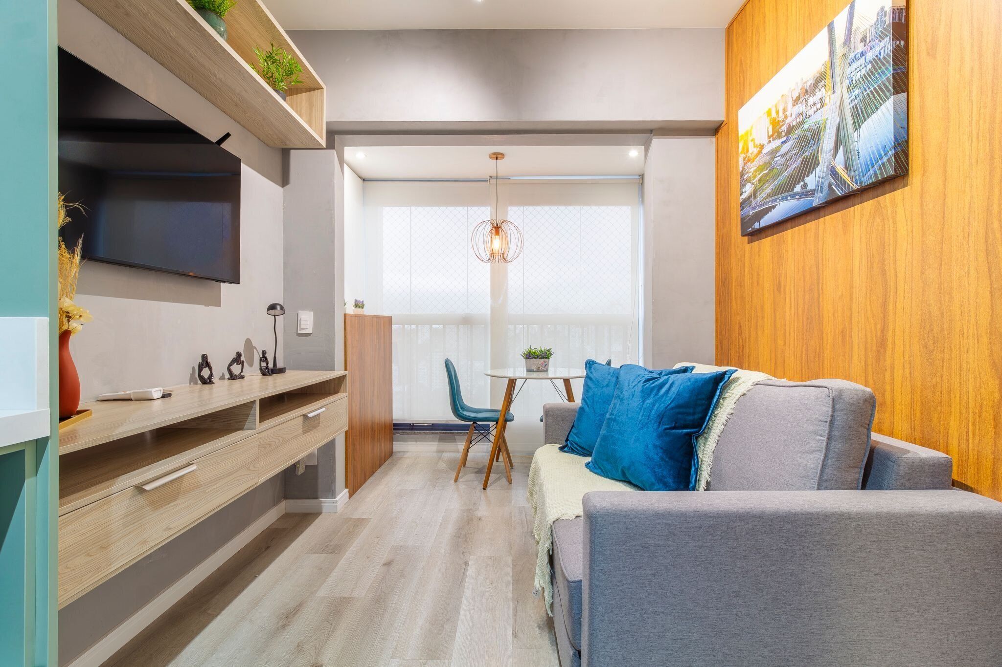 Family Double Room | Living area | 32-inch TV with digital channels