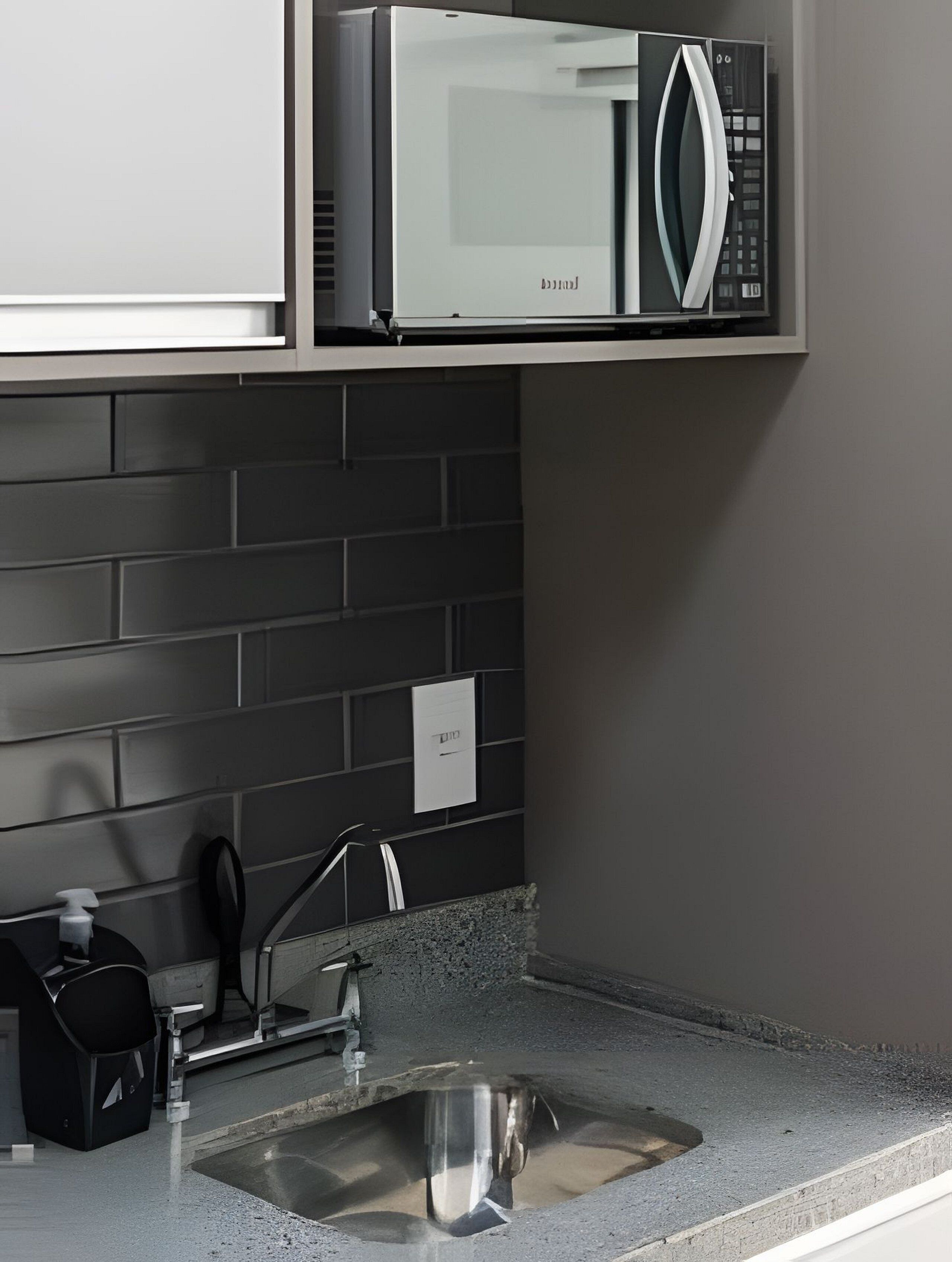 Apartment | Private kitchen | Espresso maker, full-size fridge, microwave, stovetop