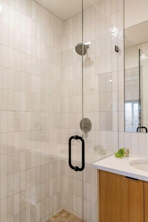 Hair dryer, towels